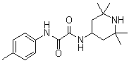 N-(4-甲基苯基)-N'-(2,2,6,6-四甲基哌啶-4-基)草酰胺分子结构 (CAS 144217-65-2)