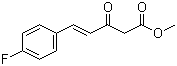 5-(4-Fluorophenyl)-3-oxo-4-pentenoic acid methyl ester molecular structure (CAS 144224-15-7)