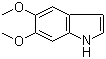 5,6-二甲氧基吲哚分子结构 (CAS 14430-23-0)