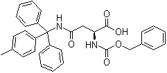 N-[(4-Methylphenyl)diphenylmethyl]-N2-[(phenylmethoxy)carbonyl]-L-asparagine molecular structure (CAS 144317-18-0)