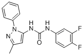 1-(3,4-difluorophenyl)-3-(3-methyl-1-phenyl-1H-pyrazol-5-yl)urea molecular structure (CAS 1443246-62-5)