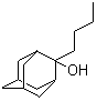 2-丁基-2-金刚烷醇分子结构 (CAS 14451-86-6)