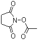乙酸-N-琥珀酰亚胺酯分子结构 (CAS 14464-29-0)