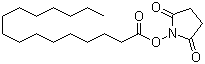 结构式 CAS# 14464-31-4, 棕榈酸 N-羟基琥珀酰亚胺酯
