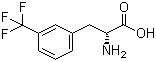3-三氟甲基-D-苯丙氨酸分子结构 (CAS 14464-67-6)