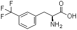 3-三氟甲基-L-苯丙氨酸分子结构 (CAS 14464-68-7)