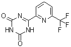 6-[6-(Trifluoromethyl)-2-pyridinyl]-1,3,5-triazine-2,4(1H,3H)-dione molecular structure (CAS 1446507-38-5)