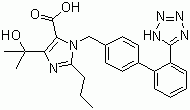 奥美沙坦分子结构 (CAS 144689-24-7)