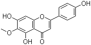 高车前素分子结构 (CAS 1447-88-7)