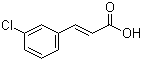 3-Chlorocinnamic acid molecular structure (CAS 14473-90-6)