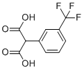 [3-(Trifluoromethyl)phenyl]malonic acid molecular structure (CAS 144758-28-1)