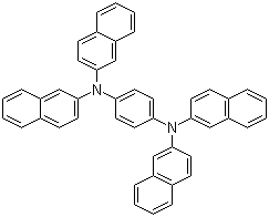 N1,N1,N4,N4-2-萘基-1,4-苯二胺分子结构 (CAS 144763-44-0)