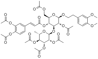 Brachynoside heptaacetate分子结构 (CAS 144765-80-0)