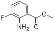 2-Amino-3-fluorobenzoic acid methyl ester molecular structure (CAS 144851-82-1)