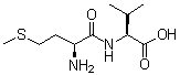 L-蛋氨酰-L-缬氨酸分子结构 (CAS 14486-13-6)