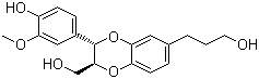 (2S,3S)-2,3-二氢-3-(4-羟基-3-甲氧基苯基)-2-(羟基甲基)-1,4-苯并二恶烷-6-丙醇分子结构 (CAS 144881-21-0)