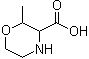 2-Methyl-3-morpholinecarboxylic acid molecular structure (CAS 1449136-37-1)