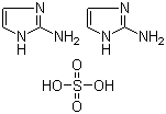 2-氨基咪唑硫酸盐分子结构 (CAS 1450-93-7)
