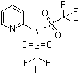 2-[N,N-双(三氟甲基磺酰基)氨基]吡啶分子结构 (CAS 145100-50-1)