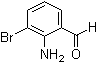 2-氨基-3-溴苯甲醛分子结构 (CAS 145123-24-6)