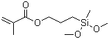3-甲基丙烯酰氧基丙基甲基二甲氧基硅烷分子结构 (CAS 14513-34-9)