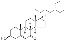 24(S)-3beta-羟基豆甾-5-烯-7-酮分子结构 (CAS 145163-97-9)