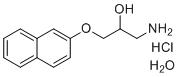 1-氨基-3-(萘-2-基氧基)-丙烷-2-醇盐酸盐水合物分子结构 (CAS 1452488-11-7)