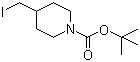 1-叔丁氧羰基-4-碘甲基哌啶分子结构 (CAS 145508-94-7)
