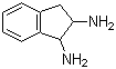 1,2-茚满二胺分子结构 (CAS 14563-24-7)