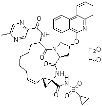 帕利瑞韦二水合物分子结构 (CAS 1456607-71-8)