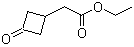 3-氧代环丁烷乙酸乙酯分子结构 (CAS 145822-90-8)