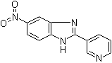 5-硝基-2-(吡啶-3-基)-1H-苯并咪唑分子结构 (CAS 145861-59-2)