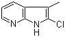 2-氯-3-甲基吡咯并[2,3-b]吡啶分子结构 (CAS 145934-57-2)