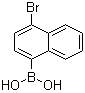1-Bromonaphthalene-4-boronic acid molecular structure (CAS 145965-14-6)