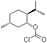 (1R)-(-)-氯甲酸薄荷酯分子结构 (CAS 14602-86-9)