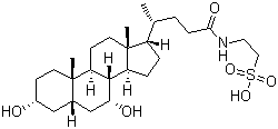 牛磺熊去氧胆酸分子结构 (CAS 14605-22-2)