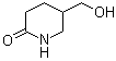 5-(羟基甲基)哌啶-2-酮分子结构 (CAS 146059-77-0)