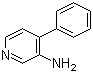 4-苯基吡啶-3-胺分子结构 (CAS 146140-99-0)