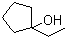 1-乙基环戊醇分子结构 (CAS 1462-96-0)