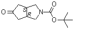 顺式-5-氧代六氢环戊二烯并[c]吡咯-2(1H)-羧酸叔丁酯分子结构 (CAS 146231-54-1)