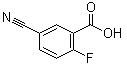 5-氰基-2-氟苯甲酸分子结构 (CAS 146328-87-2)