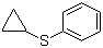 环丙基苯基硫醚分子结构 (CAS 14633-54-6)