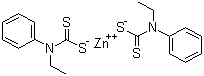 乙基苯基二硫代氨基甲酸锌分子结构 (CAS 14634-93-6)