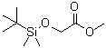 (叔丁基二甲基硅烷基氧基)乙酸甲酯分子结构 (CAS 146351-72-6)