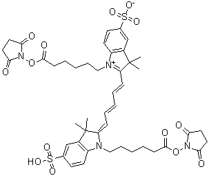 Cy 5分子结构 (CAS 146368-15-2)