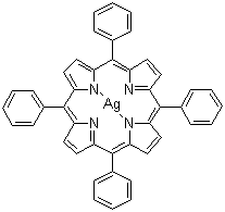 5,10,15,20-四苯基-21H,23H-卟吩银(II)分子结构 (CAS 14641-64-6)