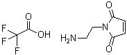 N-(2-氨基乙基)马来酰亚胺三氟乙酸盐分子结构 (CAS 146474-00-2)