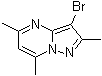 3-Bromo-2,5,7-trimethylpyrazolo[1,5-a]pyrimidine molecular structure (CAS 146778-13-4)