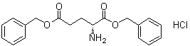 D-谷氨酸二苄酯盐酸盐分子结构 (CAS 146844-02-2)
