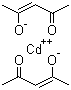 结构式 CAS# 14689-45-3, 乙酰丙酮镉